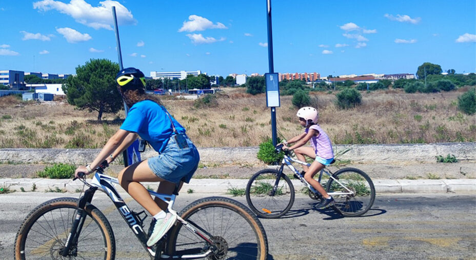 La serie di esercizi ha mostrato come ragazze di 11-12 anni fossero ancora digiune di esperienza in bici