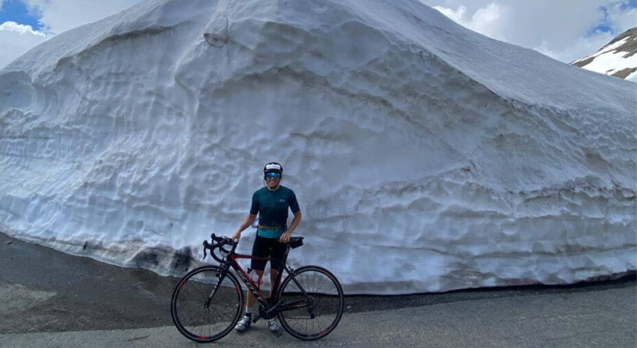 Le principali uscite di Brignone in bici sono nella sua Val d'Aosta, affrontando salite e discese e godendo di panorami unici