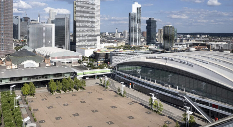 L'area dei padiglioni 3 ,4 e 5. dove si svolgerà Eurobike nel settembre 2027