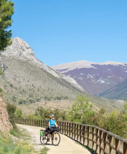 La bellezza della ciclovia è data anche dalla grande varietà di paesaggi