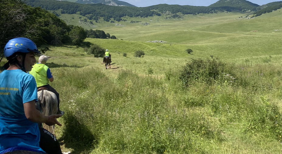 L'ippovia resta un percorso disegnato per cavalli, con un'attenta cura su punti di abbeveraggio e ristoro per gli animali