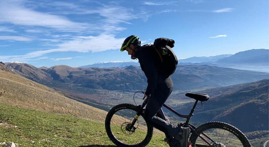 Giovanbattista Galeota, responsabile dell'ippovia che sta imprimendo una forte spunta sul cicloturismo