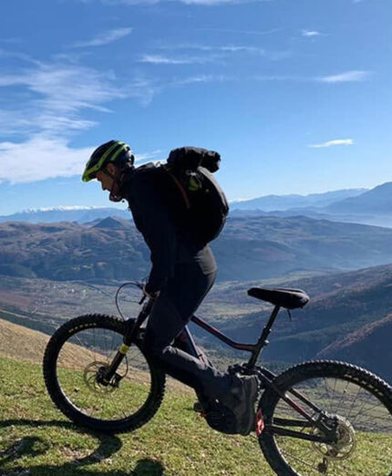 Giovanbattista Galeota, responsabile dell'ippovia che sta imprimendo una forte spunta sul cicloturismo