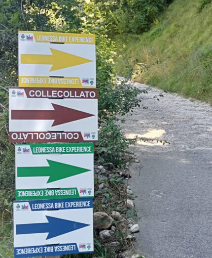 I percorsi nel versante nord del Terminillo sono opportunamente segnalati e disponibili tutto l'anno