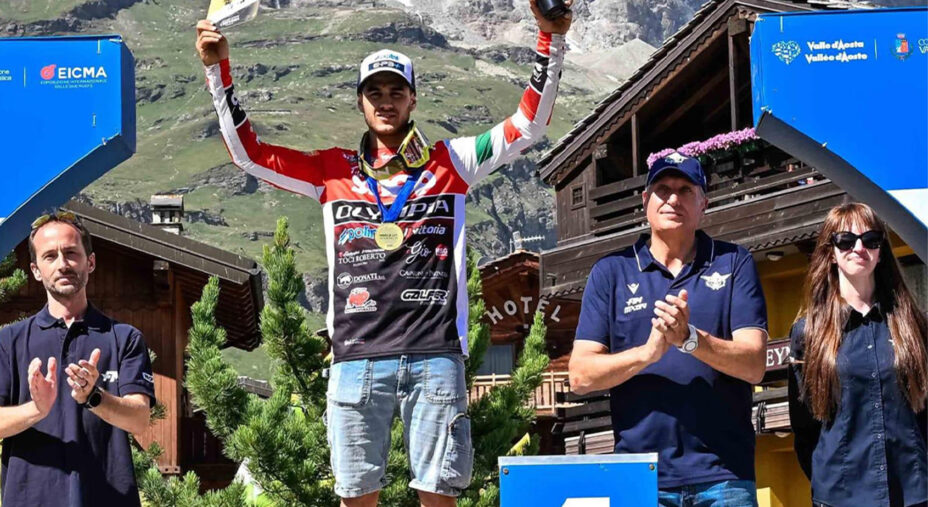 Toscano di 24 anni, a Breuil-Cervinia Filippo Colarusso ha completato la sua collezione di titoli: italiano, europeo e ora mondiale