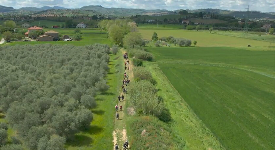 Il percorso del progetto originario si sviluppa da Sant'Arcangelo verso i comuni del Monefeltro e le Marche fino a Urbino