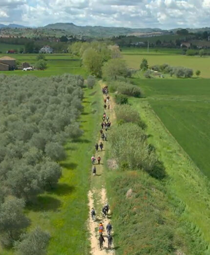 Il percorso del progetto originario si sviluppa da Sant'Arcangelo verso i comuni del Monefeltro e le Marche fino a Urbino