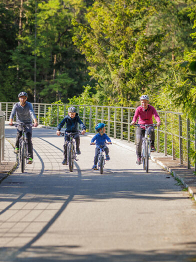 Slovenia pedalata in famiglia
