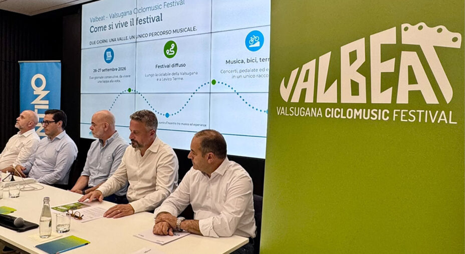 Un momento della conferenza stampa di presentazione del nuovo evento VALBEAT
