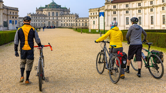 Primo giorno, visita alla Palazzina di Caccia di Stupinigi, con pedalata nel suo parco (foto Edoardo Melchiori)