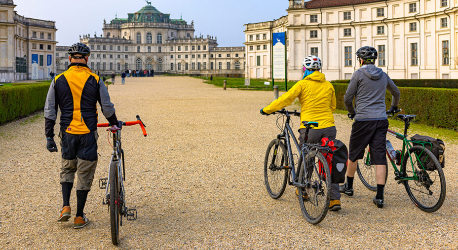 Primo giorno, visita alla Palazzina di Caccia di Stupinigi, con pedalata nel suo parco (foto Edoardo Melchiori)