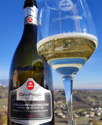 Il Prosecco è il signore di queste colline, ma la cantina di Ca' del Poggio propone anche altro