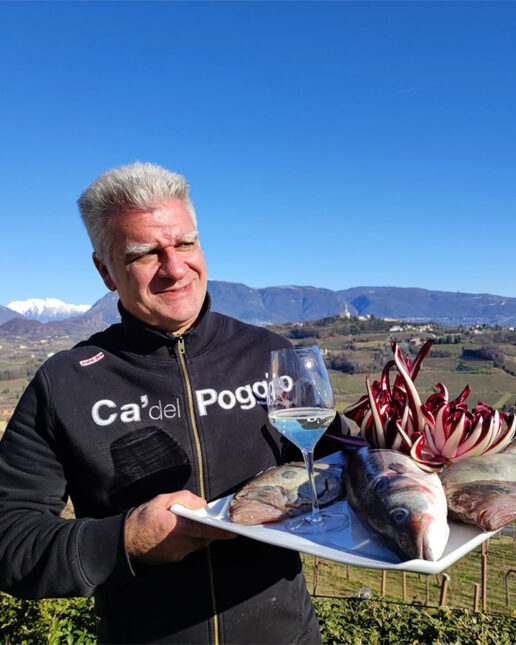 Marco Stocco, fratello di Alberto, è il referente per la cucina di Ca' del Poggio