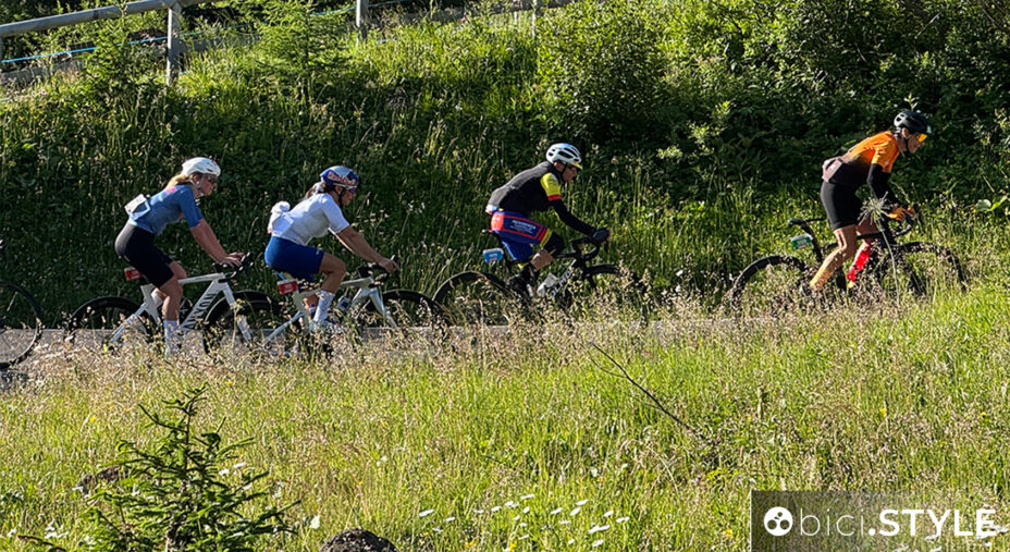 Wierer ha partecipato alla Maratona dles Dolomites sul percorso corto