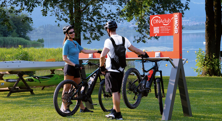 Tramite DINAclub, Repower sta elettrificando le ciclovie italiane. Eccone quattro esempi per godersi l'estate (foto Repower)