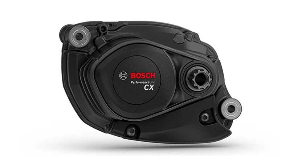 Il motore Bosh della serie Line CX ha coppia massima di 120 Nm e potenza massima di 750 watt