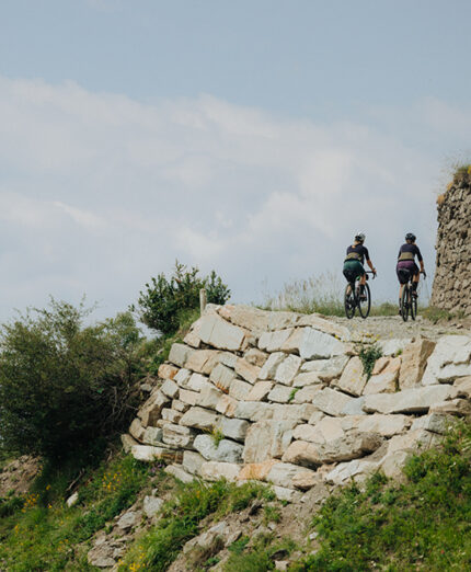 Le carrarecce della Val Susa puntano verso l'alto, le discese non vanno sottovalutate (foto Federico Ravassard)