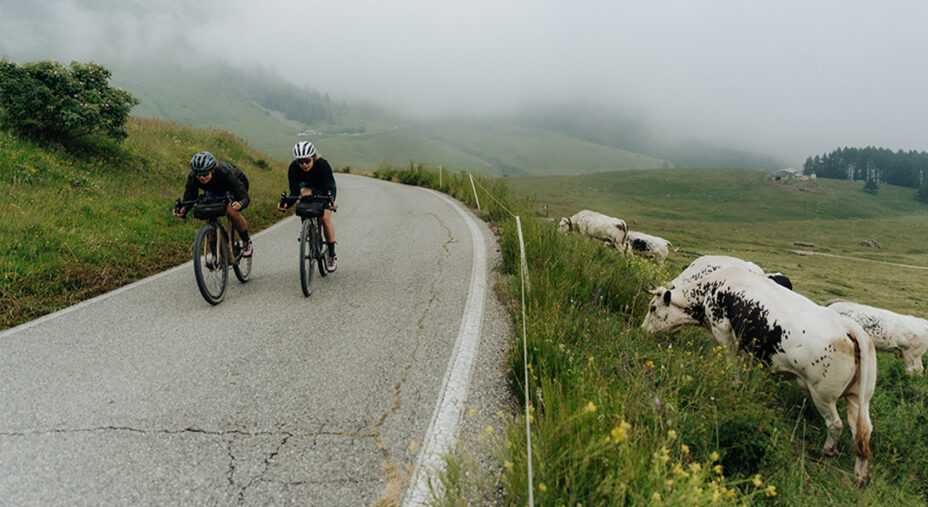 Questa parte della Val Susa si presta bene al gravel, ma non disdegna la MTB (foto Federico Ravassard)