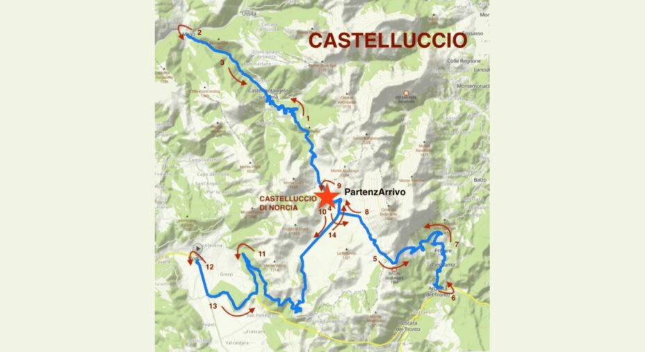 Brevetto Castelluccio degli Eroi, Norcia, Umbria, Marche, Monti Sibillini