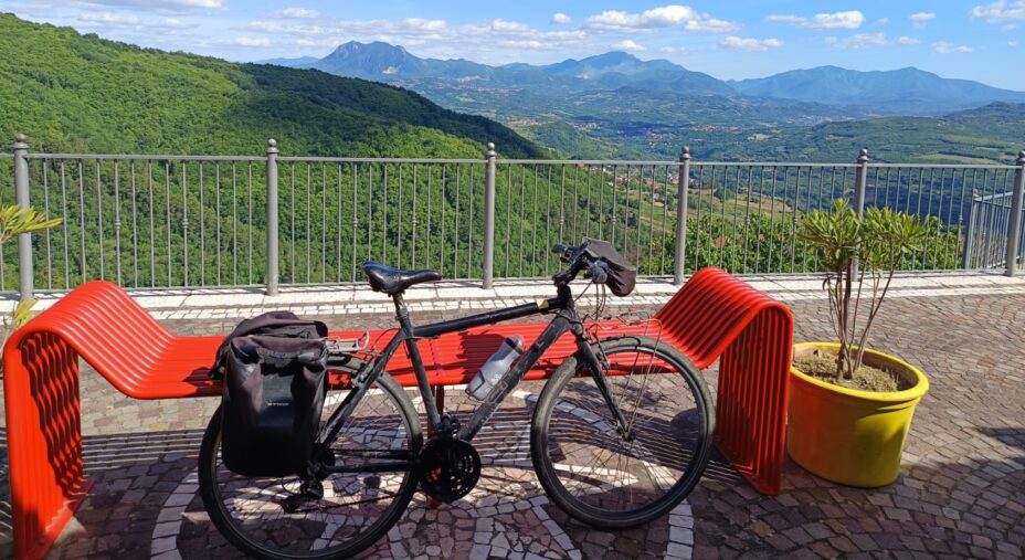 Gal Partenio in bici, Campania, Irpinia, Benevento, Avellino