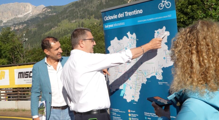 Completamento Ciclovia Val di Fiemme Val di Fassa, Canazei, Trentino (foto Provincia Autonoma di Trento)