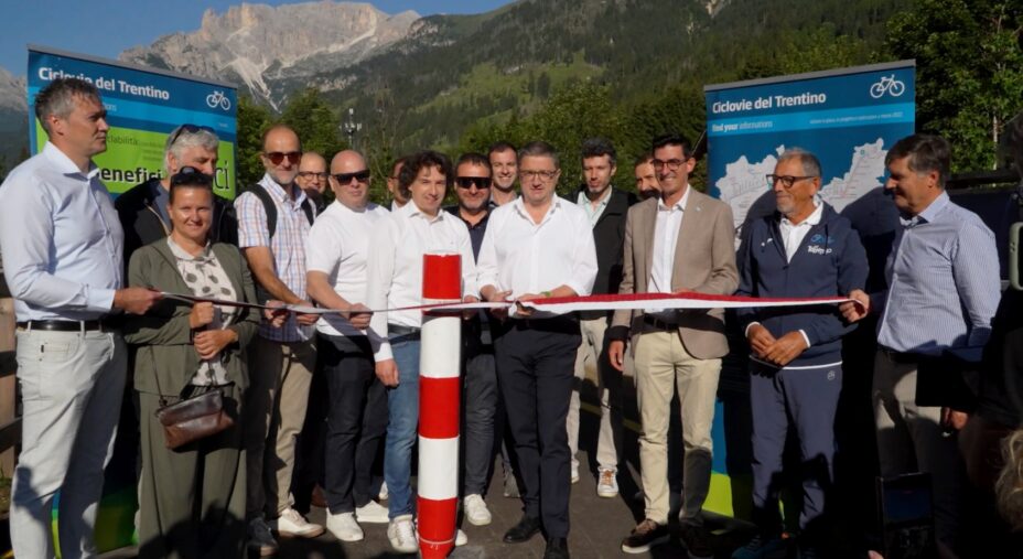 Completamento Ciclovia Val di Fiemme Val di Fassa, Canazei, Trentino (foto Provincia Autonoma di Trento)