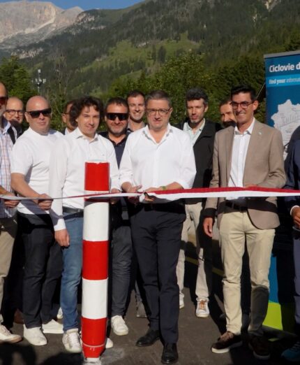 Completamento Ciclovia Val di Fiemme Val di Fassa, Canazei, Trentino (foto Provincia Autonoma di Trento)