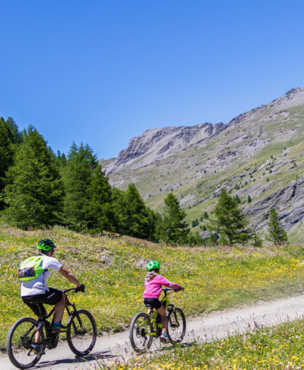 Il percorso principale è quello che da Cesana raggiunge l'Alpe Gran Miol (foto Cicchelli)