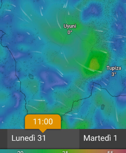 L'attuale stagione era la più secca, ma il vento non ha fatto sconti