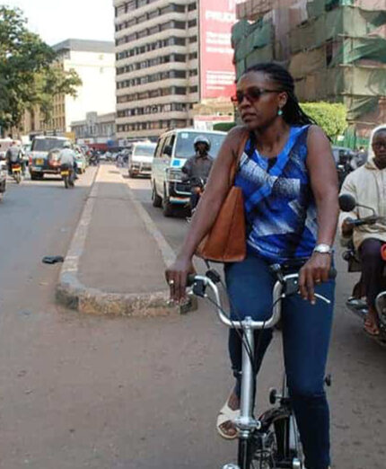 I dati di Kampala, capitale dell'Uganda sono quelli più positivi relativamente alla propria rete ciclabile