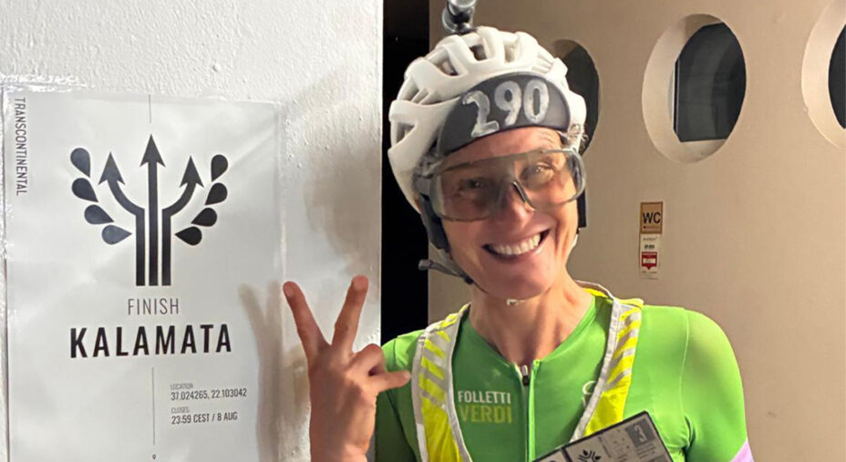 Sarah Cinquini ha appena completato la sua seconda Transcontinental Race