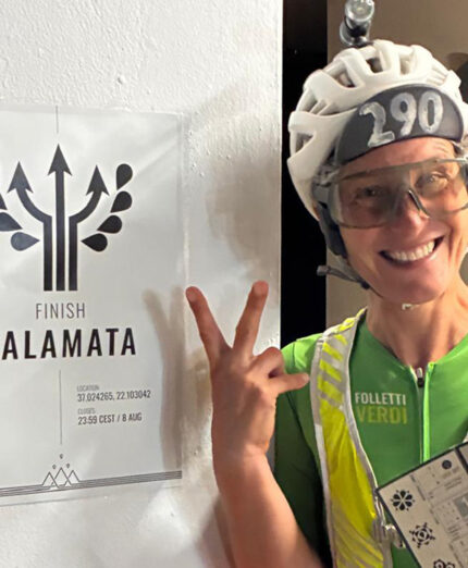Sarah Cinquini ha appena completato la sua seconda Transcontinental Race