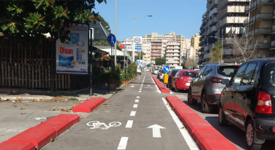 L'arteria ciclabile da Via Dante a Via Praga si è dimostrata utile per ridurre il traffico della zona
