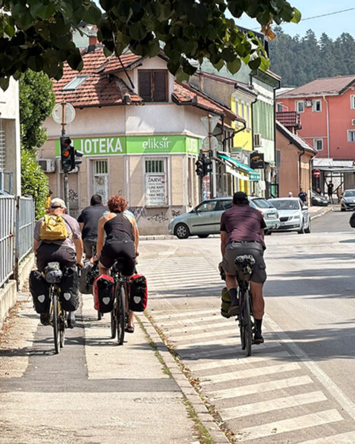La frontiera in bicicletta, lungo la Rotta balcanica