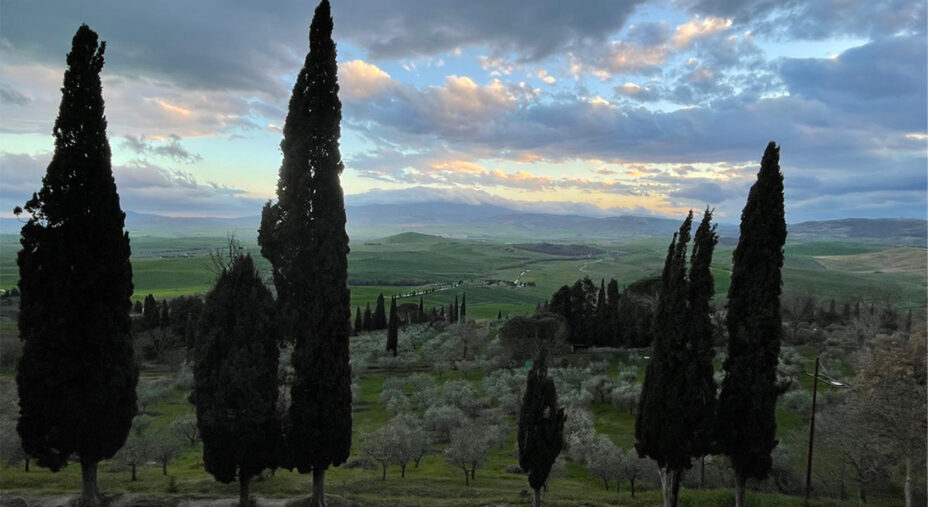 Viaggio nel Medioevo, paesaggio toscano