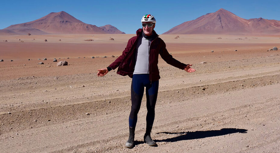 Anche Umberto Corti ha corso in bici, puntando sulla MTB. Ha progettato lui le bici per la Bolilvia