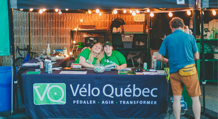 Velo Quebec è l'associazione che anima, ispira e costruisce le attività ciclistiche nello Stato