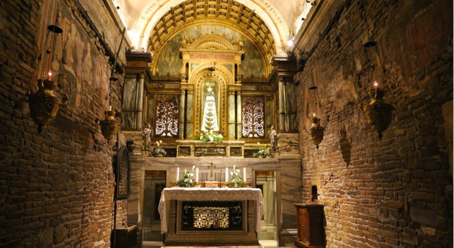 La Casa Santa di Maria al suo interno è stata oggetto di studi ed è meta ogni anno per 4 milioni di pellegrini (foto Santuario di Loreto)