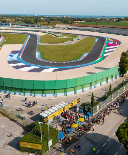 Ci sono vari ingressi al Misano World Circuit: i biglietti sono validi per i tre giorni, ma bisogna registrarsi sul sito (foto IBF)
