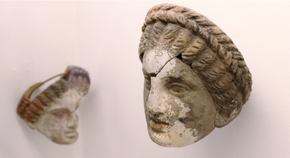 La porzione classica del Museo di Lipari ospita anfore e soprattutto delle particolari maschere di teatro (foto Museo Lipari)