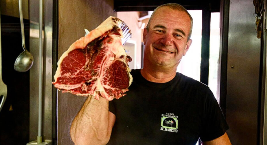 Le primizie toscane a casa Guarguaglini non mancano: come si può fare a meno di una vera fiorentina?
