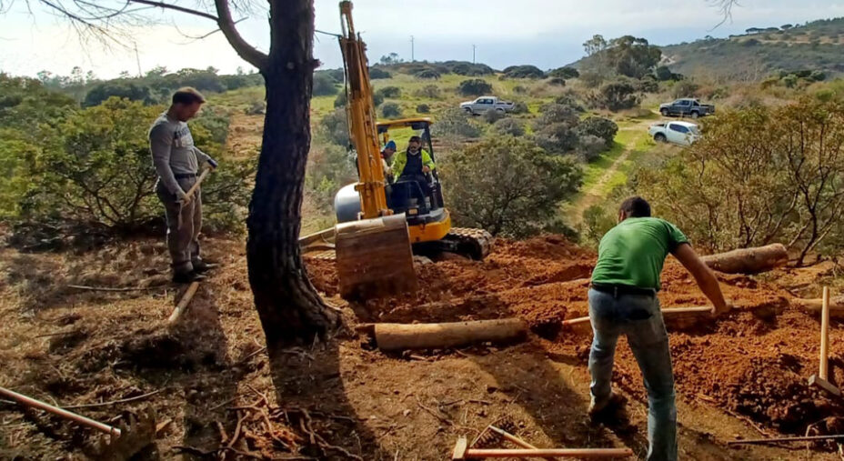 L'associazione legata al Bike Park cura tutta la manutenzione dei tracciati, in forma volontaria