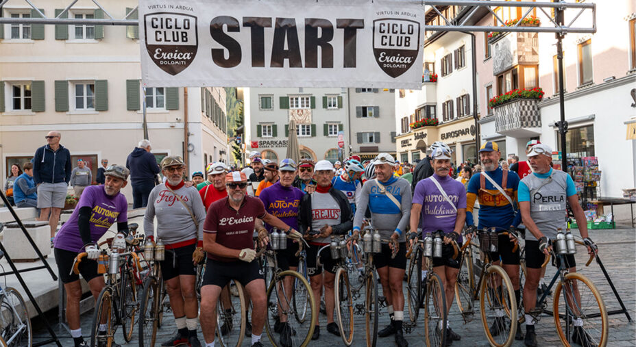 Eroica Dolomiti 2026 partenza