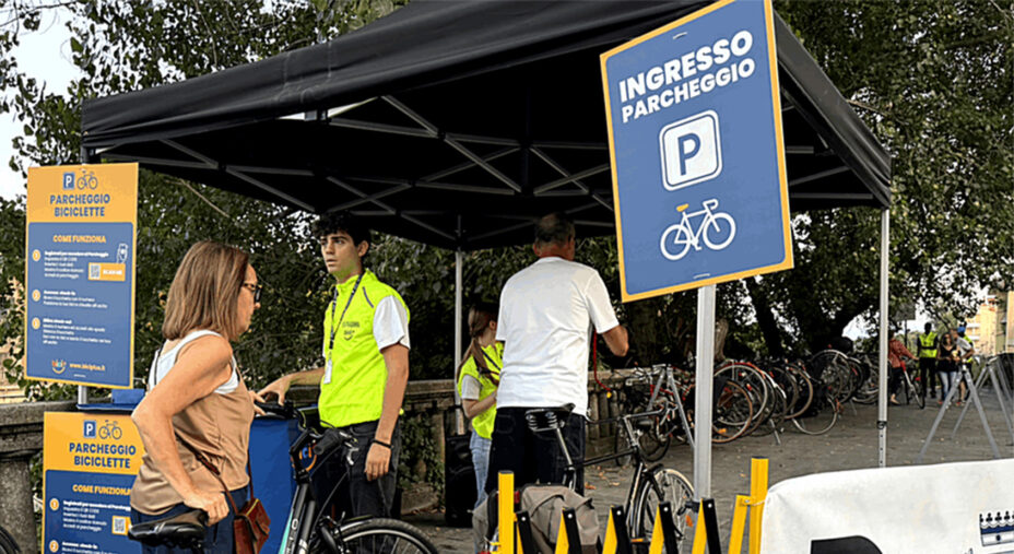La nuova idea di Extragiro: parcheggi per bici nei grandi eventi