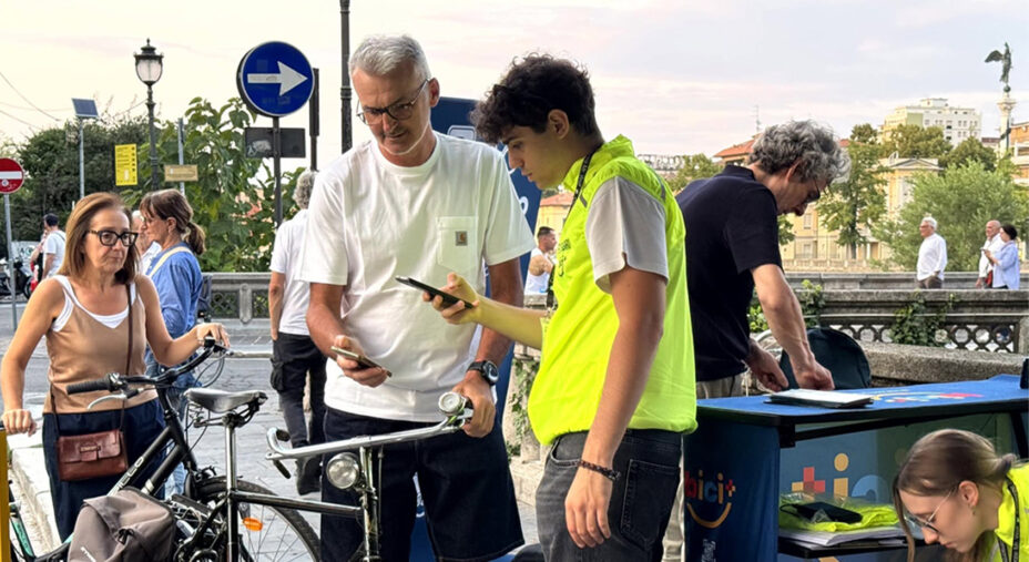 I clienti alle entrate dei parcheggi vengono registrati e hanno un lucchetto con chiave a disposizione