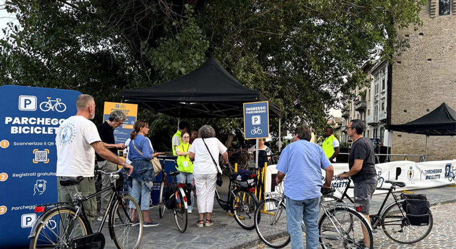 Le operazioni di ingresso ai parcheggi sono piuttosto veloci. Le bici sono sempre sotto stretto controllo