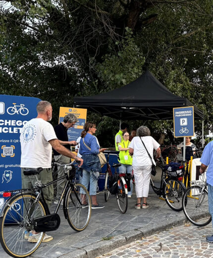 Le operazioni di ingresso ai parcheggi sono piuttosto veloci. Le bici sono sempre sotto stretto controllo