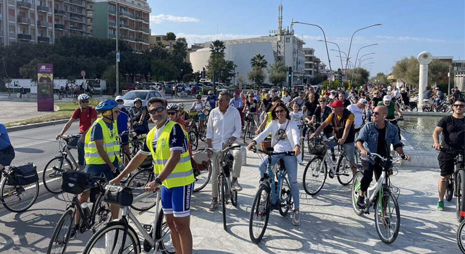 L'amore di Pescara per la bici è intatto e si vede in occasione degli eventi allestiti in città per i ciclisti