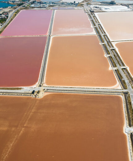 Il complesso delle saline in Puglia è il più grande d'Europa e il secondo al mondo