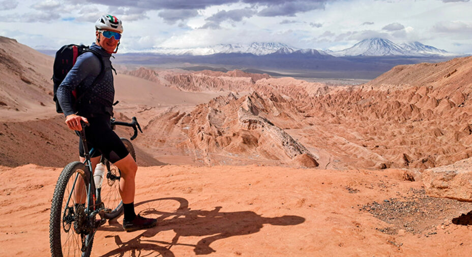 La Valle della Luna è ancora chiusa per il vento, ma da qui si può vedere il panoraa dall'alto